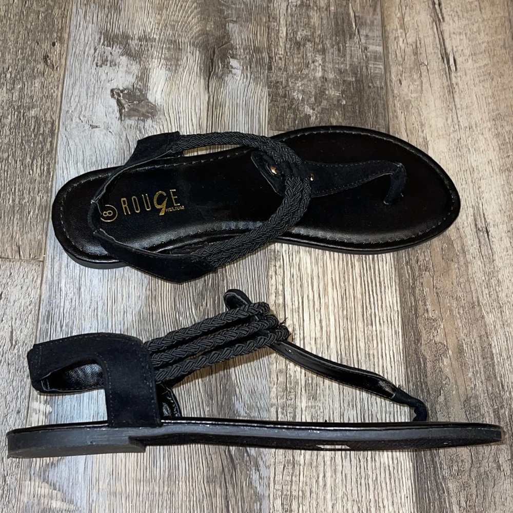 SOLD Womens black sandals size 8 - Picture 11 of 11